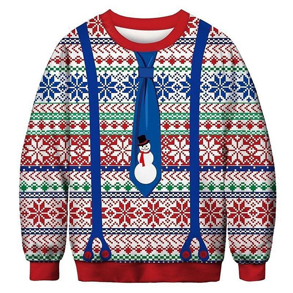 Men Women Ugly Christmas Sweater Funny Humping Reindeer Climax Tacky Christmas Jumpers Tops Couple Holiday Party Xmas Sweatshirt