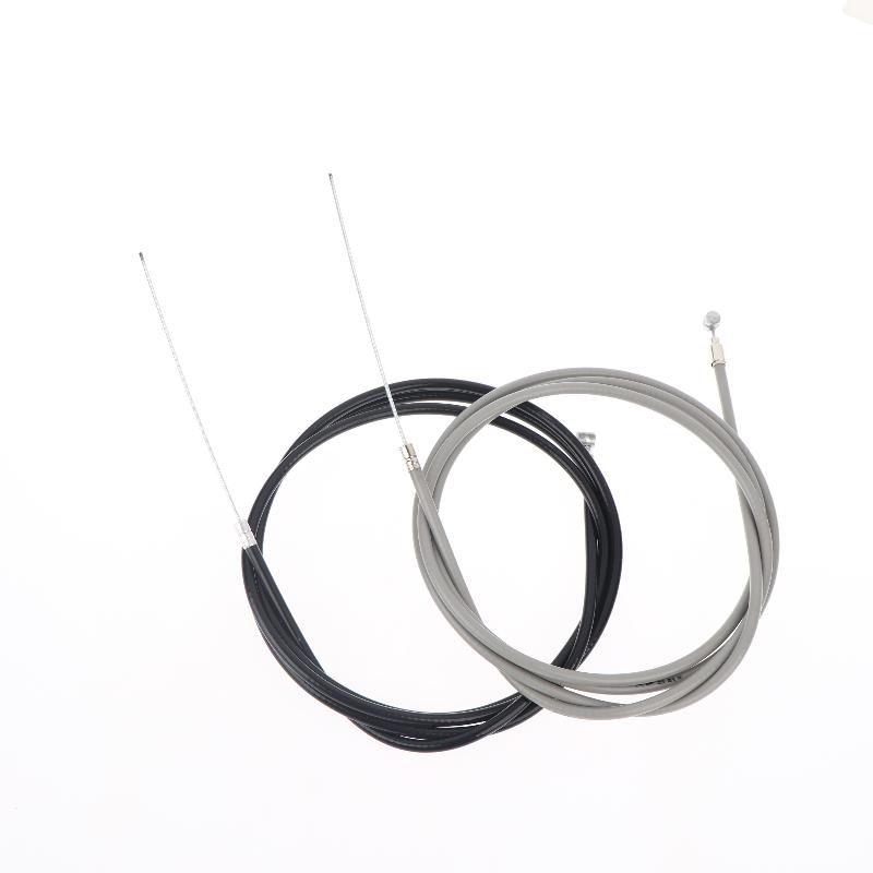 Bicycle Brake Cable Set with Metal Wire Core Easy Installation Front and Rear Tubes 1/2pcs for Enhanced Cycling Safety