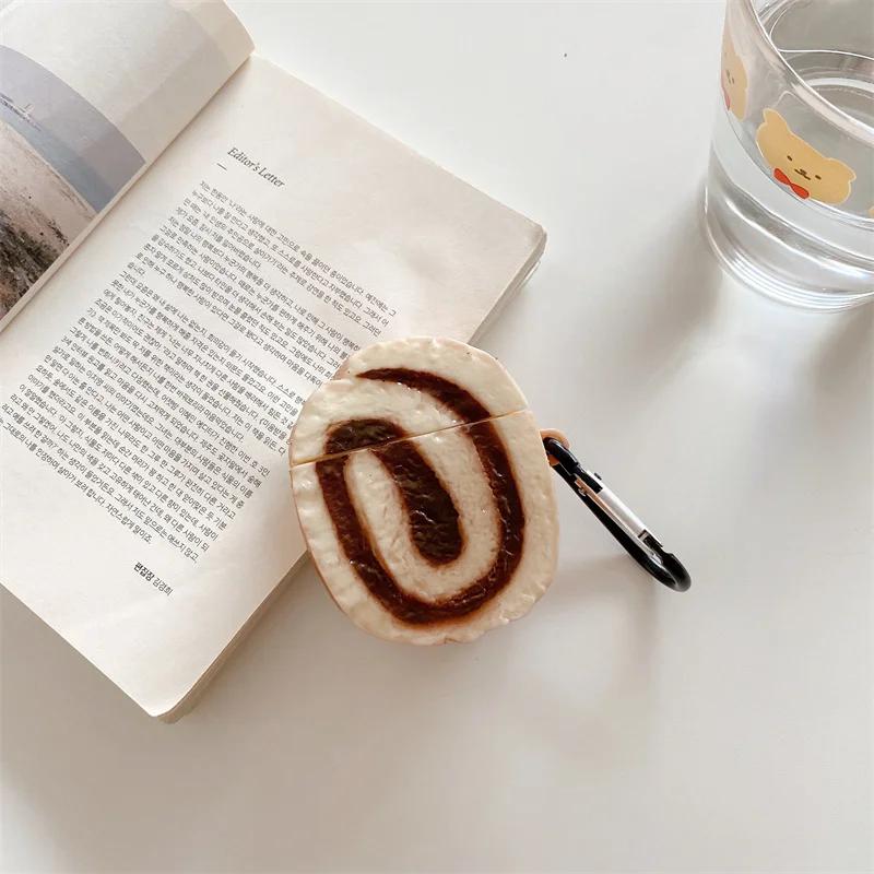 Для AirPods 4 чехол 3D ананасовый хлеб мультфильм наушники чехол для Airpods Pro чехол силиконовый чехол для Airpods 3 2 1 Pro