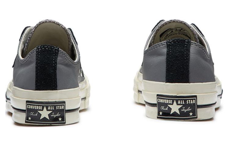 Women's Sneakers Converse Chuck 1970s Leather Low Top Grey Black Women's