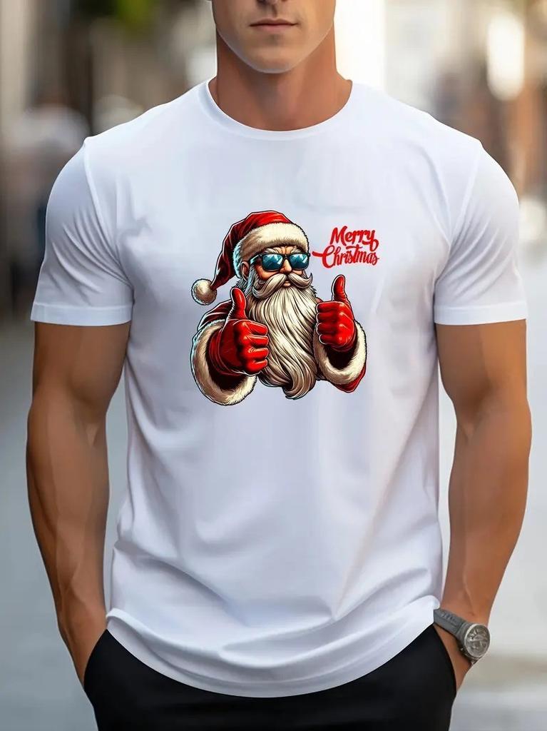 Santa Claus & Merry Christmas Shirt, Santa Claus Shirt S-5XL Q8374