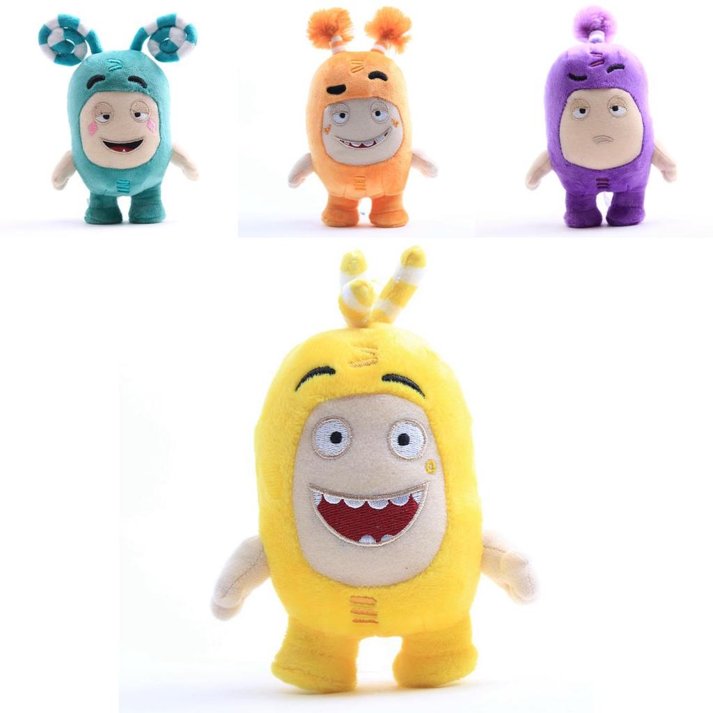 Oddbods 18cm Plush Soft Cuddly Toy Newt Bubbles Pogo Zee Jeff Fuse Slick Exceptionally Soft And Adorable
