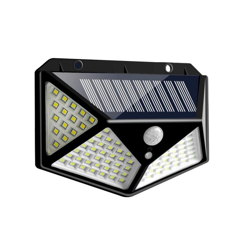 100 Led Solar Light Security Outdoor Solar Wall Lamp PIR Motion Sensor Lamp Водонепроницаемый солнечный свет для украшения сада