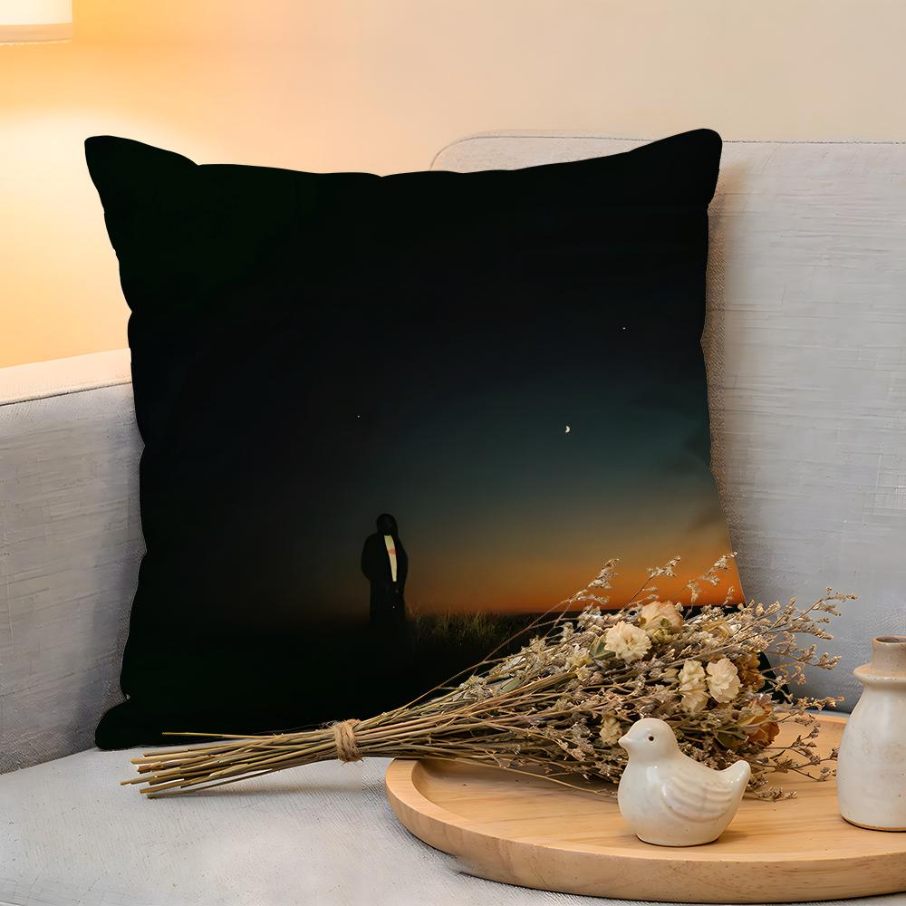 Cushion Cover  Linen  SkinFriendly Soft Decorative Case for Sofa Home Decor Rapper DDestroy Lonely Pillow cover