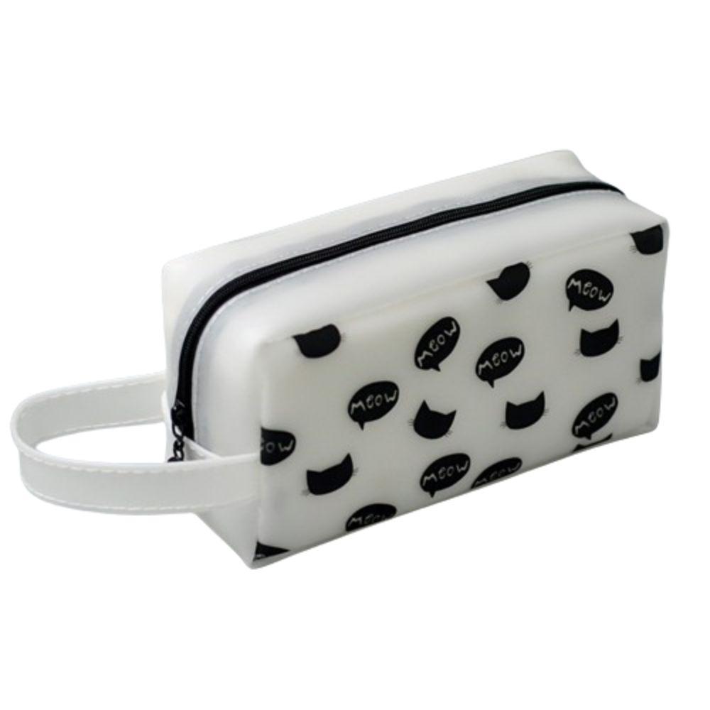 Многофункциональная сумка для хранения с милым мультяшным принтом и застежкой-молнией, канцелярская сумка для карандашей, подарки