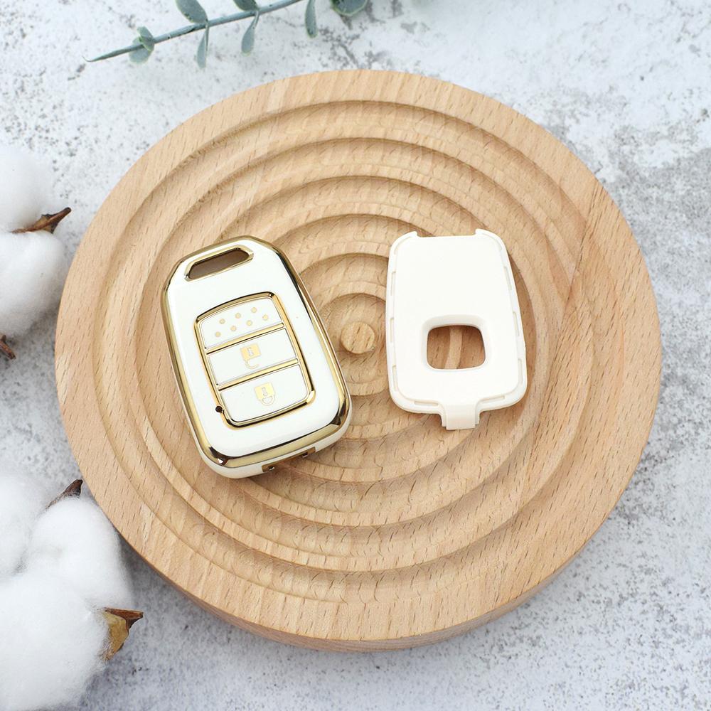 Для Honda Accord CIVIC CRV Jazz HR-V HRV 2013 2014 2015 2016 TPU Shell Fob Car Remote Key Cover Case Accessories