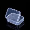 Plastic Box Rectangular Box Translucent Box Packing Box Storage Box with Cover Earrings Rings Beads Jewelry Organizer