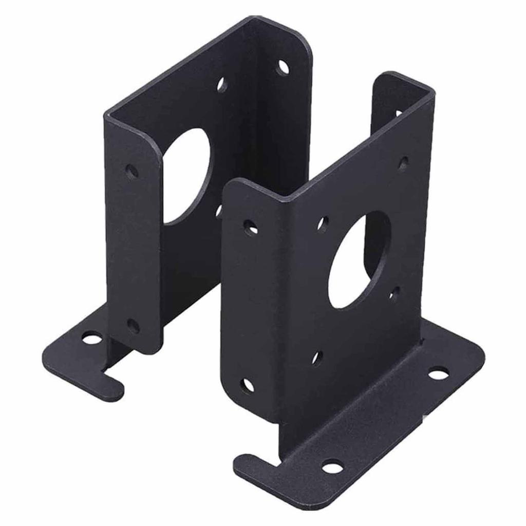 Сверхпрочный навес – Фиксированные металлические угловые рамы и Т-образный 3-сторонний удлинитель, Регулируемая фурнитура для поддержки балок и колонн