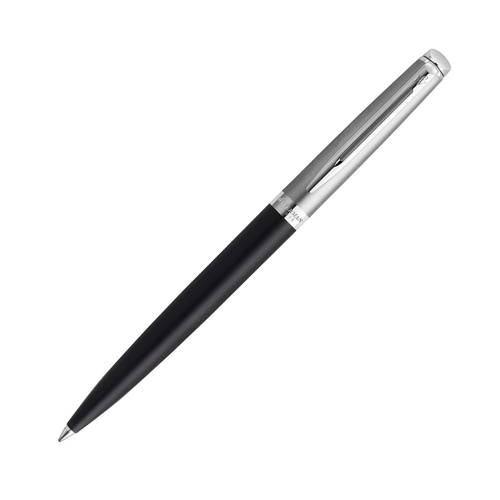 WATERMAN Official Metropolitan Essential Ballpoint Pen Luxury Brand Gift Satin Black CT 2146589Z Regular Import Product
