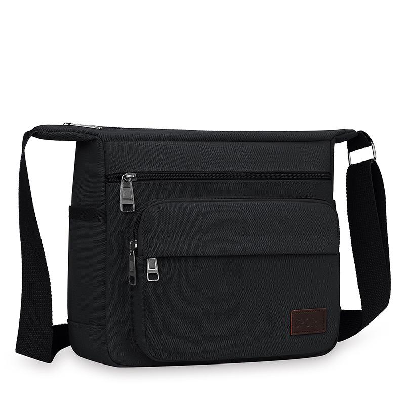 Мужская парусиновая сумка через плечо и на плечо - Повседневная дорожная сумка-мессенджер и рюкзак