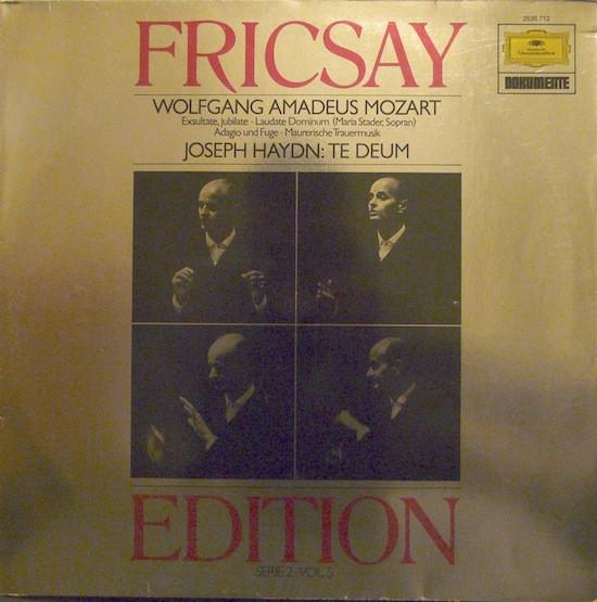LP Record WOLFGANG AMADEUS MOZART / JOSEPH HA - Exsultante, Jubilate • Laudate Domi 2535712 Deutsche Grammo 1977 Germany Classical Used