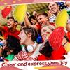 Chivao 24 Pcs Cheerleading Pompoms Plastic Pom Pom Handle Cheer Team Pompoms for Sports Dance Cheer Gameday Football Party Decorations,30 Grams