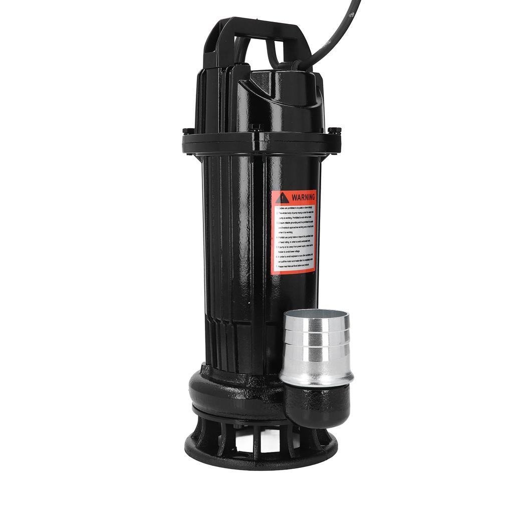 Канализационный насос чугунный погружной комплект для резки сточных вод 12 м3/ч диаметр выходного отверстия 50 мм с 10 м