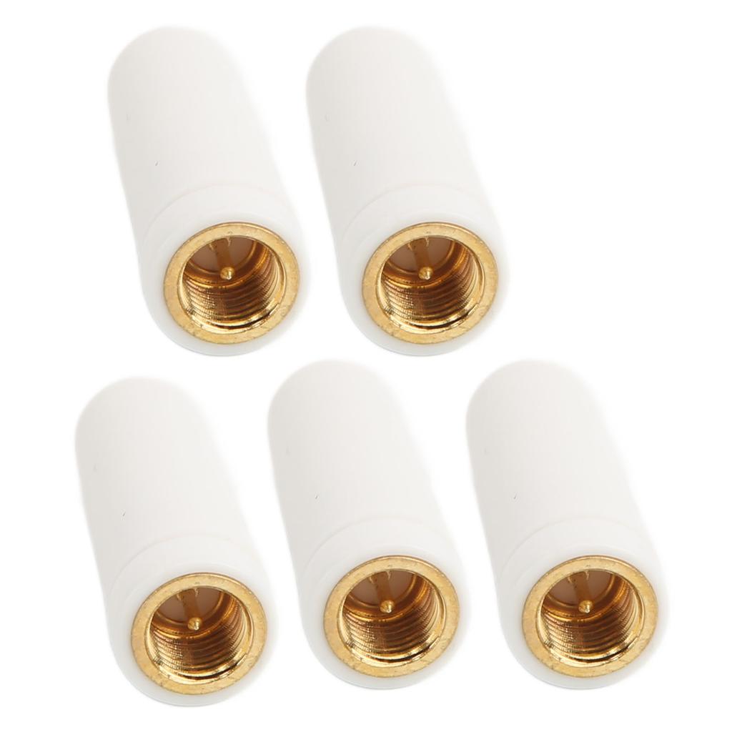5pcs Radio Antenna 2.4G 3DBI SMA Internal Thread Inner Needle ABS Material Waterproof WiFi Antenna for Smart HomeWhite