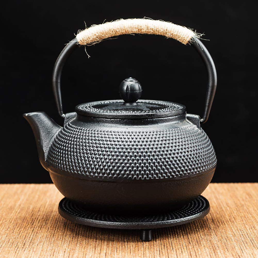 HwaGui Pot Pot Pot Cast Pot Teapot Bottle Cooking Ironware Pattern Ironware, Stand, Stand, Stand, Iron, Stand, Holder, Holder, Utensils, (flower Type)