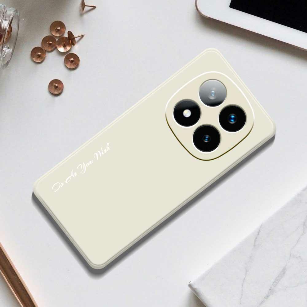 DO AS YOU WISH For Xiaomi Redmi Note 14 Pro+ 5G Case Straight Edge TPU Phone Back Cover Precise Cutouts