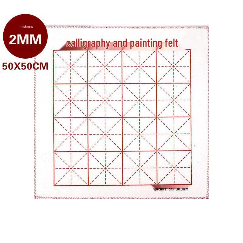 Набор фетровых подкладок для каллиграфии - Серый, Белый, Черный: Каллиграфия кистью и практика для студентов.