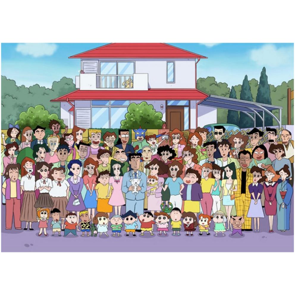 Merero Crayon Shin-chan 1000-Piece Jigsaw Puzzle