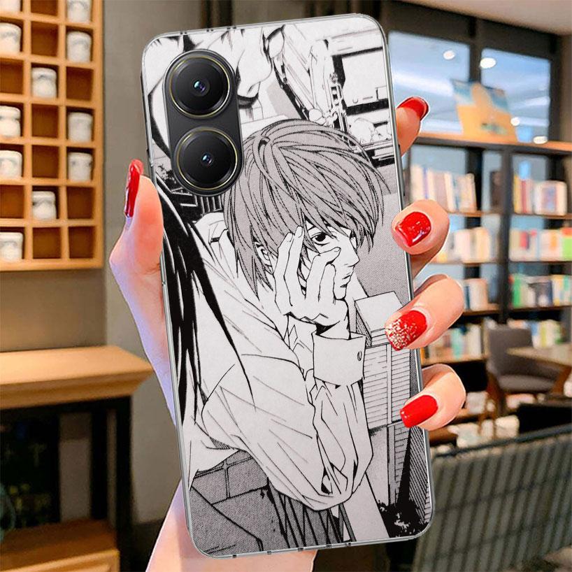 N-Note D-Death Yagami Light Phone Case For Xiaomi Poco F7 Ultra X7 X6 X5 Pro M7 Redmi 15C 15 13C 13 12C 12 10C 10 9A 9C 9T 9 She