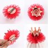 Baby Girl Mesh Crown Lace Pearl Hairpin Princess Sweet Cute Shiny Hair Clips Fashion Headwear Colorful Crown Kids Accessories