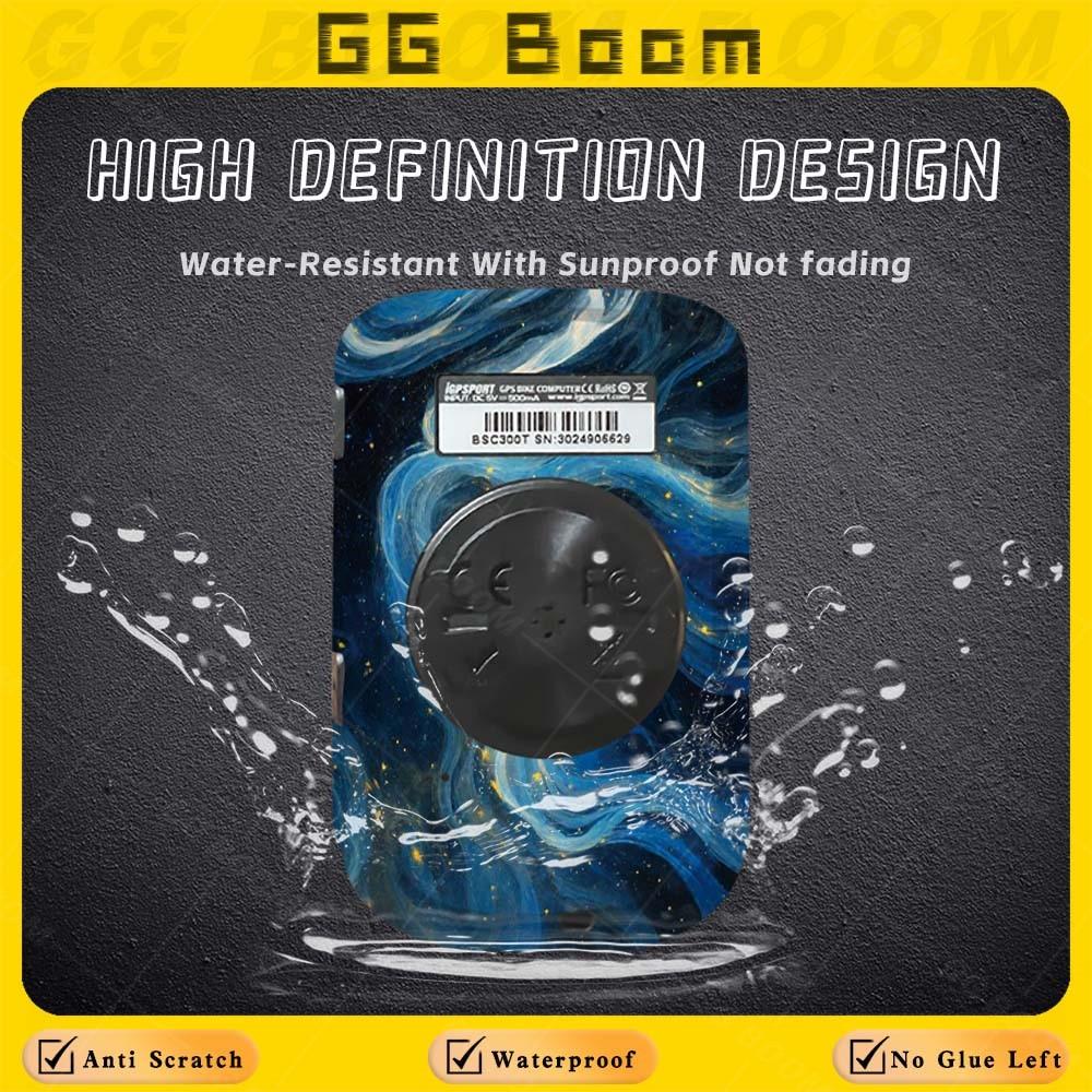 Used For IGPSPORT BSC300T Bicycle GPS Computer Cycling Protection Sticker Color-Changing Coating Decal Waterproof Anti-Scratch