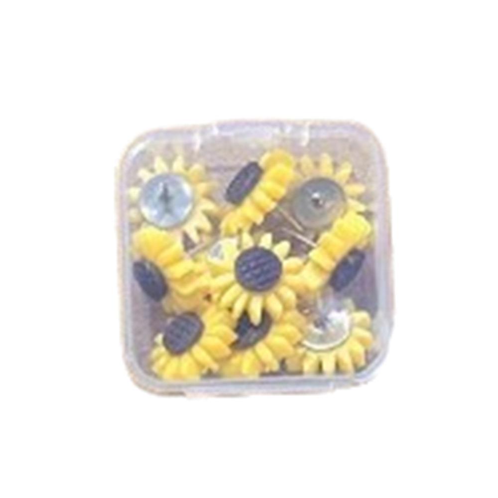 10/20/30/40/50 шт. Креативные кнопки для доски, DIY канцелярские кнопки, Портативные кнопки-подсолнухи