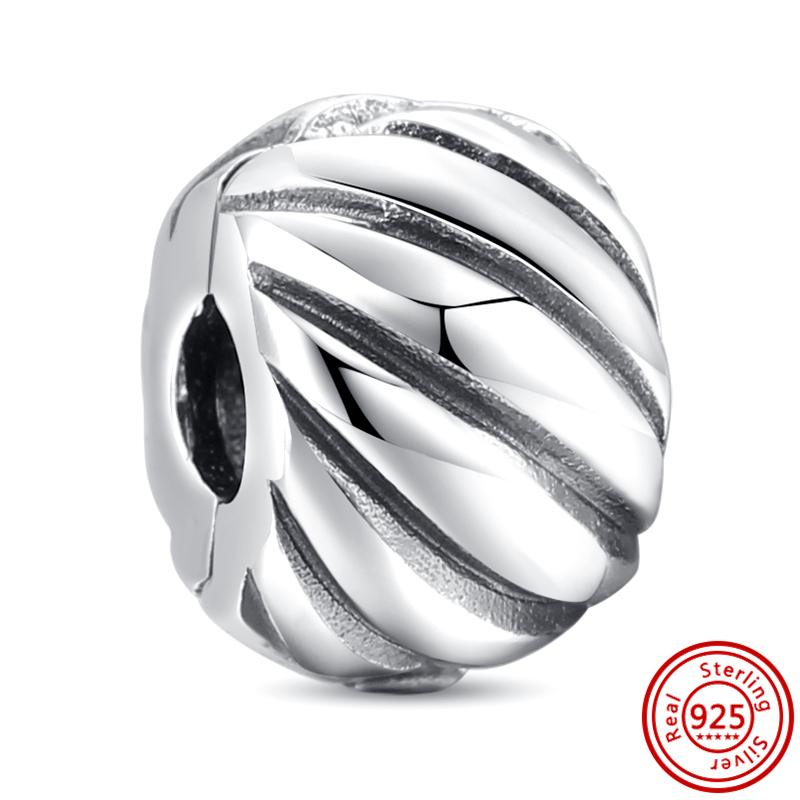 100% стерлинговое серебро S925, прозрачный циркон с паве, сверкающие бусины-клипсы на пуговицах, стильные оригинальные подвески, браслеты, женские ювелирные изделия