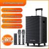 Sansui E15 Portable Outdoor KTV Bluetooth Trolley Speaker