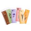 Momo Dried Flower Bookmark Set: 6 Translucent PET Designs for Journals & Books