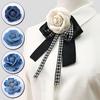 5pcs/lot Korea DIY Denim Fabric Flowers Hair Accessories Clothes Hats Dress Decoration Flower DIY Crafts Supplies
