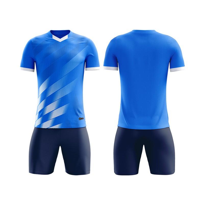 Men Women Kids Quick Dry Soccer Jersey Set Training Match Uniform Narrow Shoulder Sportswear