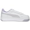 Puma Carina Street White Spring Lavender Women Sneakers 389390-07