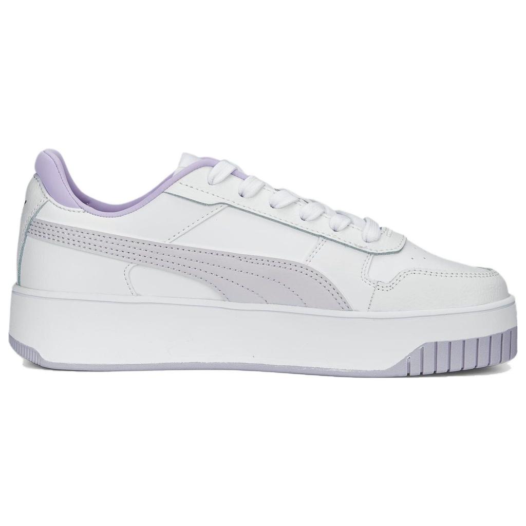 Puma Carina Street White Spring Lavender Women Sneakers 389390-07