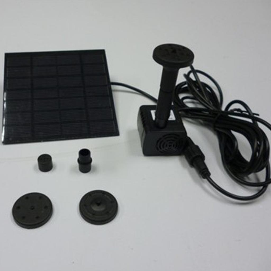 Outdoor Solar Water Pool Water Feature Floating Brushless Water Simulates
