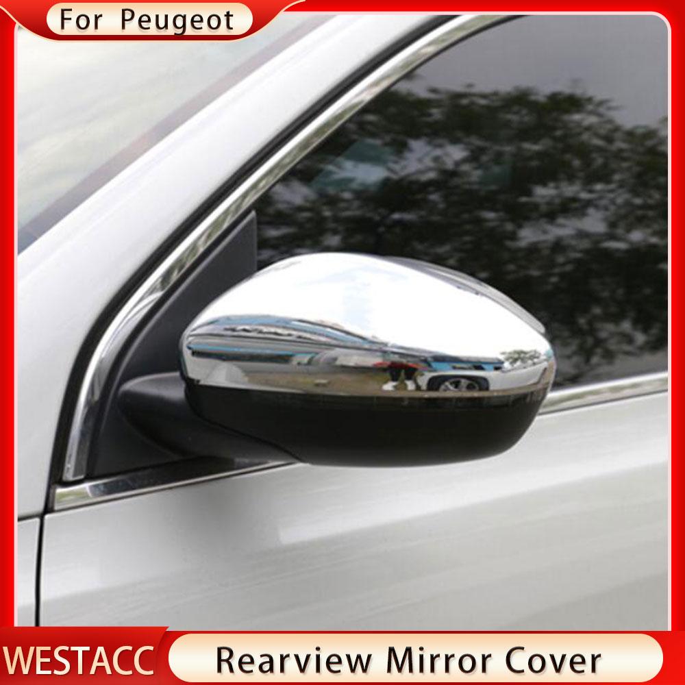 2 шт., защитная накладка на зеркало заднего вида для Peugeot 208 2008 2016-2022, чехлы для боковых зеркал