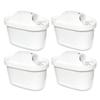 Set of 4 Microsta Brita Filter Cartridges for Water Purifier Pots (Compatible with Brita Maxtra)