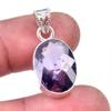 Natural Alexandrite Gemstone 925 Solid Sterling Silver Gift Pendant 1.25" Y3y87