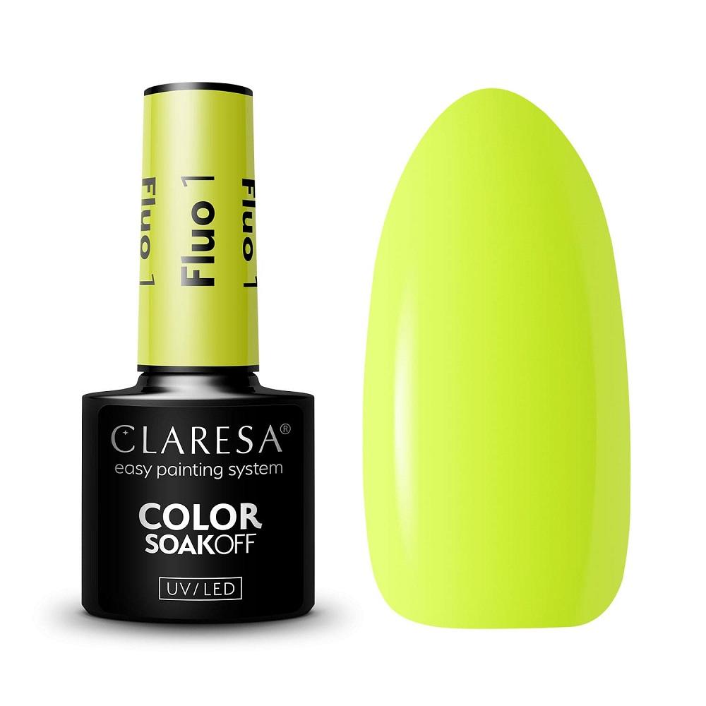 Claresa Neon Glow UV/LED Soak Off Hybrid Gel Polish 1, 5g