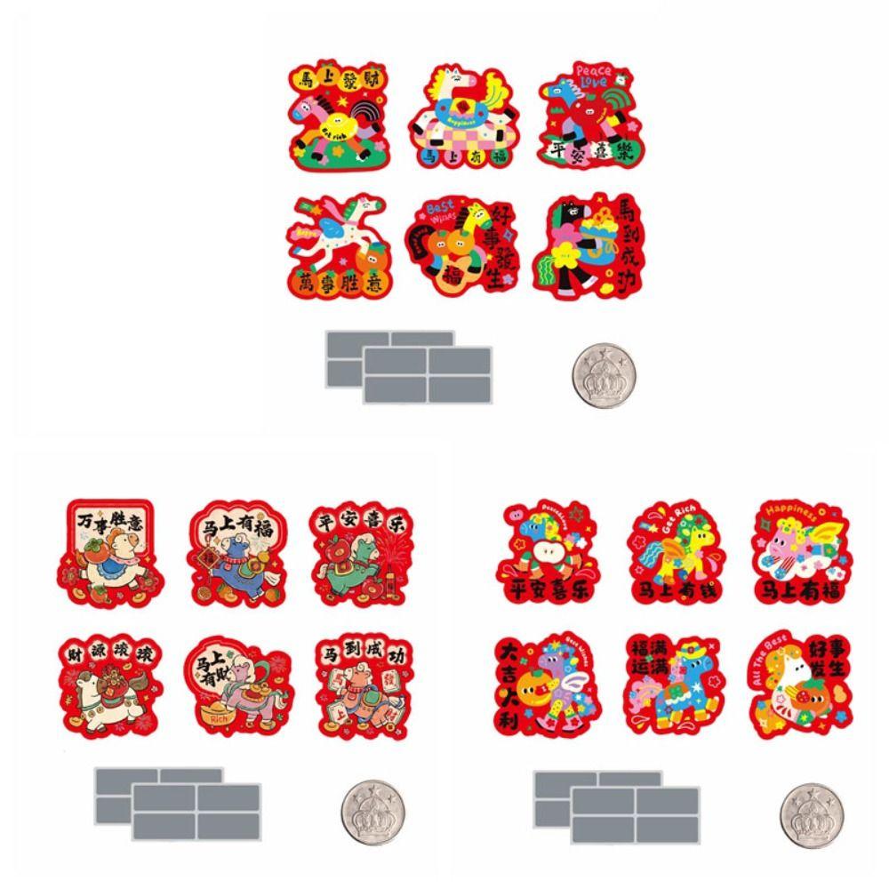 30pcs Anniversary Scratch-off Cards Cartoon Surprise Lucky Cards Cute Vouchers Tickets Decoration