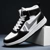 Men's Shoes 2025 Spring Leisure Sports Shoes Fashion All-match Basketball Shoes High Top Board Shoes