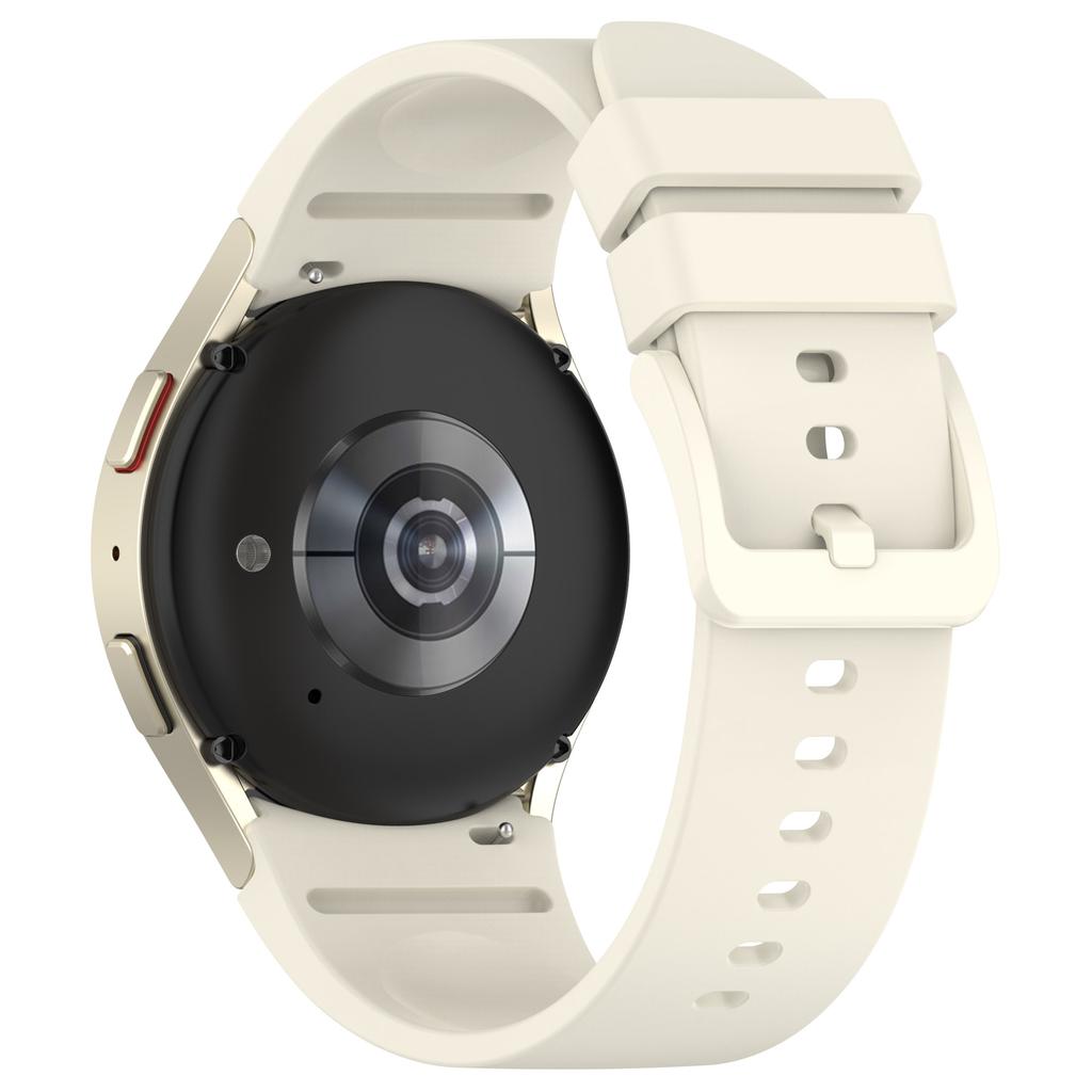 Силиконовый ремешок для часов для Samsung Galaxy Watch FE 40мм/Watch6 40мм/44мм/Watch6 Classic 43мм/47мм с цветной застежкой