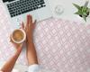 Anti-slip Desk Mat with Retro Geometric Pattern 120x60 cm