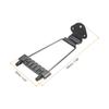 PATIKIL 6-String Guitar Trapeze Tailpiece Bridge, Replacement for Jazz Acoustic Guitar and Bass, Black