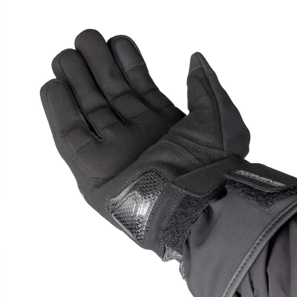 Мотоциклетные перчатки AIRGEL Winter Gloves Black L 1275 For Cold CE Stretch Carbon [Komine] GK-830 Весна, Осень, Зима, Водонепроницаемые, Защита,