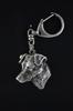 Джек-рассел-терьер - посеребренный брелок для ключей с собакой, украшение на сумочку, подвеска на рюкзак от бренда Art-Dog