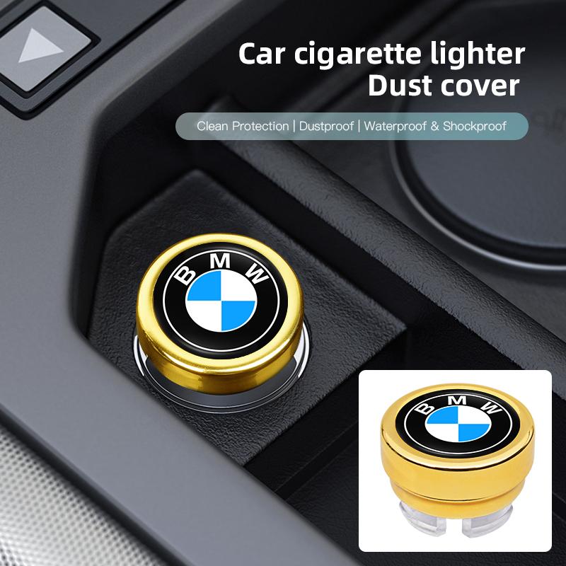 Декоративная крышка прикуривателя для BMW - Пластиковая, пылезащитная, с логотипами