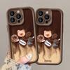 The Coffee Bear Figurine Lanyard Is Suitable for Apple 16PRO Phone Cases, Huawei OPPO, Xiaomi VIVO15