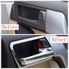 Car Inner Door Handle Bowl Decoration Cover Trim For Toyota Land Cruiser Prado FJ150 2014 -  ABS Chrome Accessories Interior