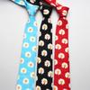 Ins Small Daisy Fresh Casual Популярный мужской и женский хлопковый галстук с принтом