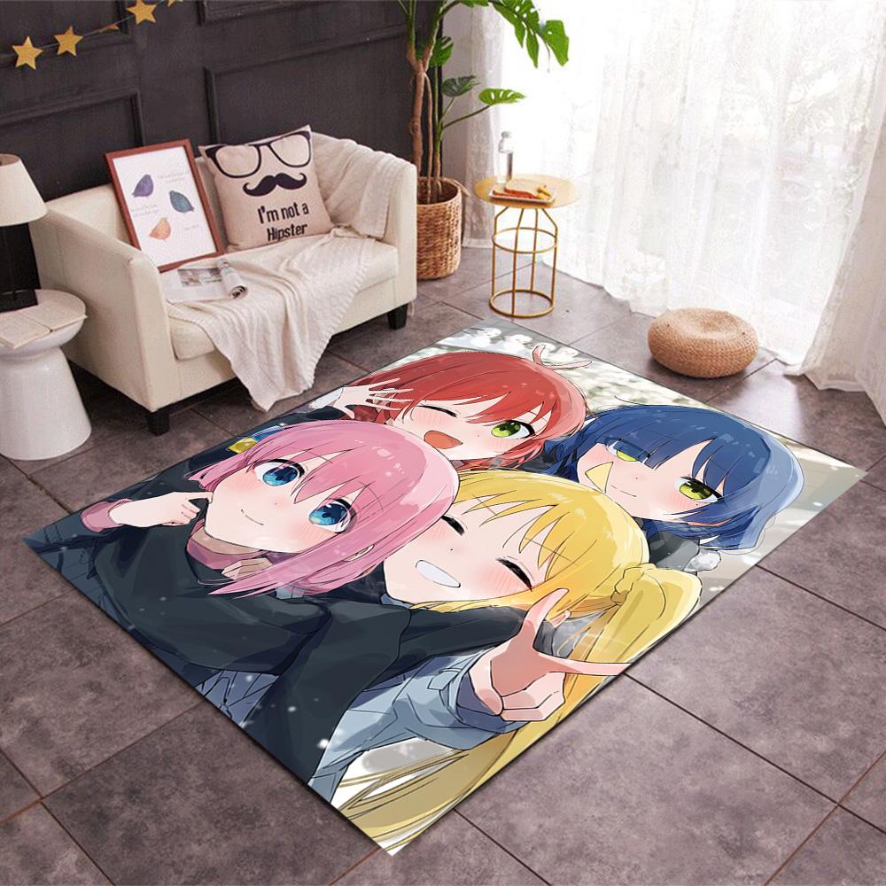 Rock Star Night Carpet Design for Bedrooms Dormitory Playrooms Living Rooms Antislip Carpet Anime Office Decor Gift for Festivals